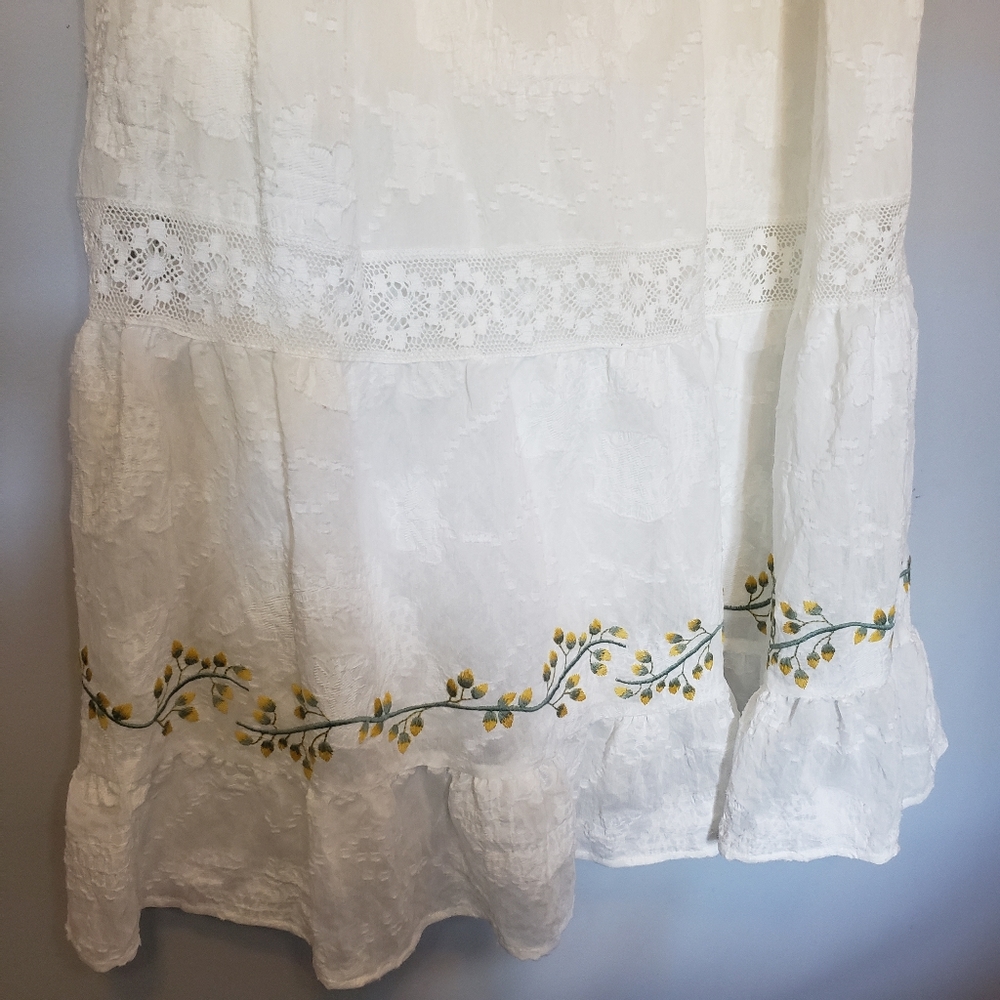 Zara Canary Island embroidered maxi dress - Picture 7 of 16